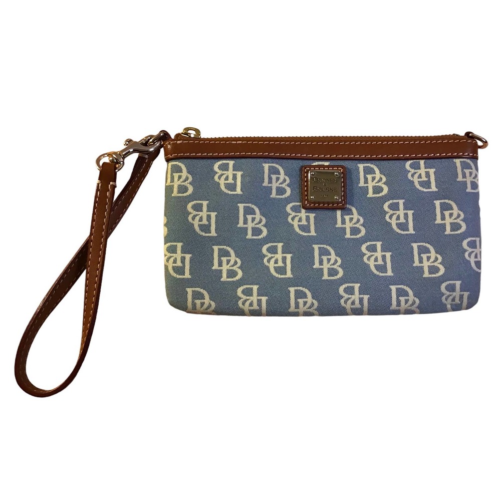Dooney & Bourke Signature Monogram Wristlet